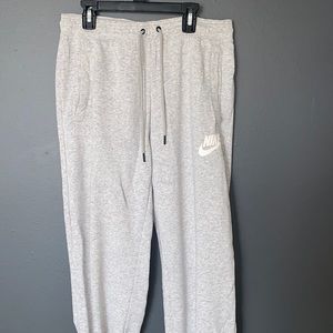 Nike light grey joggers
